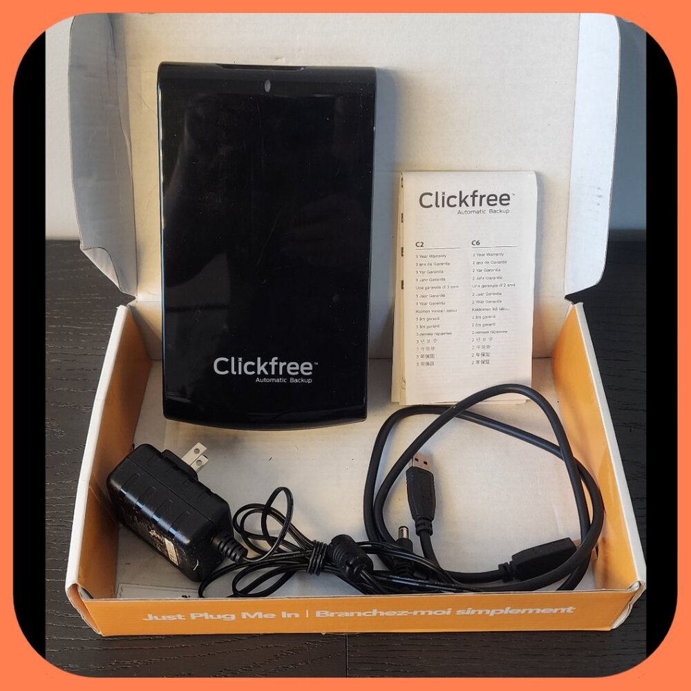 Clickfree C6 External Hard Drive 2TB